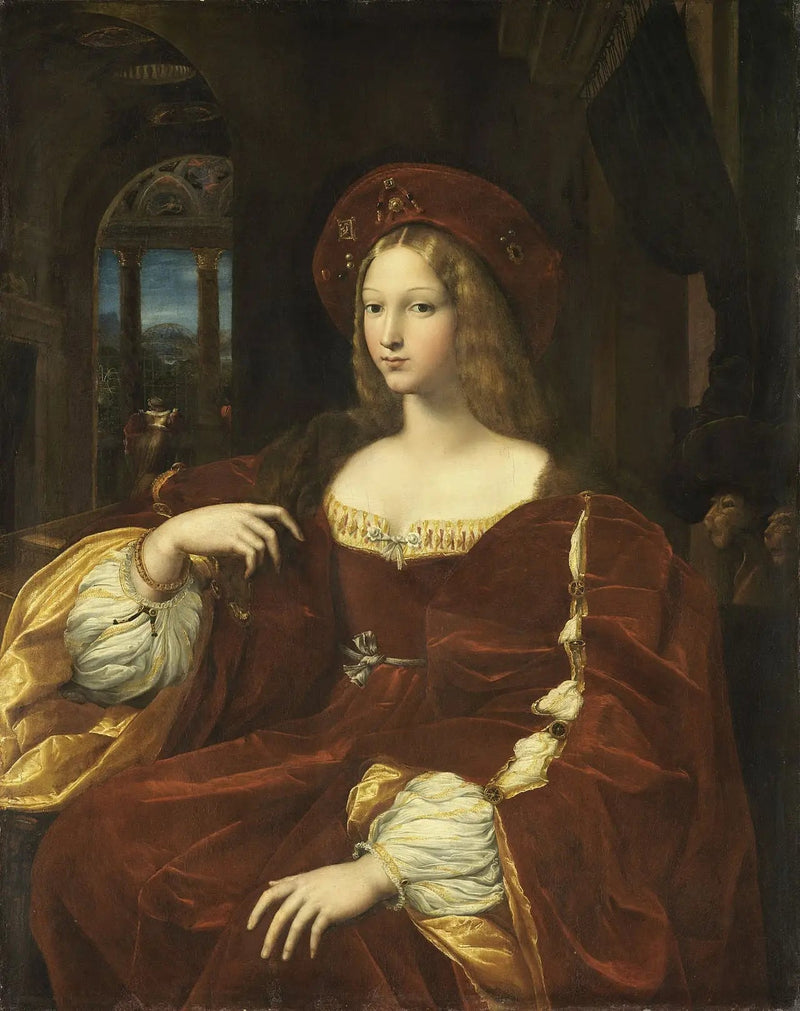 Portrett av Isabelle de Requesens, visekonge av Napoli - Raphael Sanzio