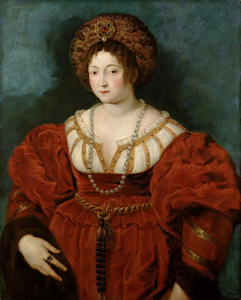 Portrett av Isabelle d'Este - Peter Paul Rubens