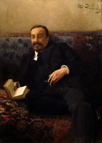 Portrett av Ivan Ivanovitsj Tolstoj - Ilya Repin