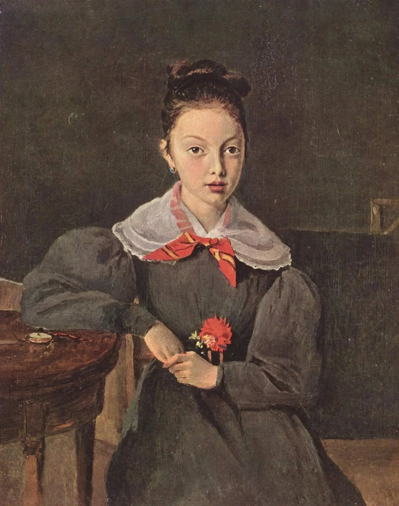 Portrett av Octavie Sennegon - Jean-Baptiste Camille Corot