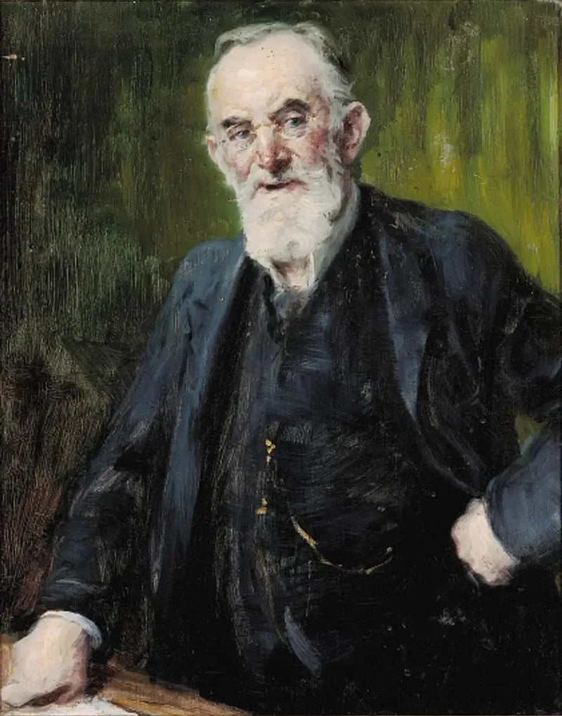 Portrett av Octavius Hansen. - Peder Severin Krøyer