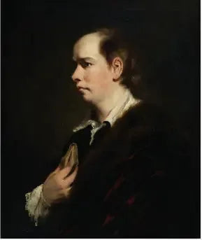Portrett av Oliver Goldsmith (1728-1774), dramatiker og forfatter - Joshua Reynolds
