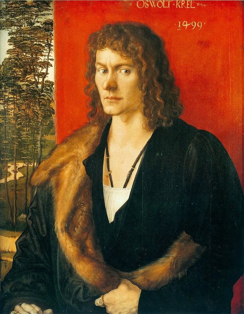 Portrett av Oswolt Krel: Oswolt Krel - Albrecht Dürer