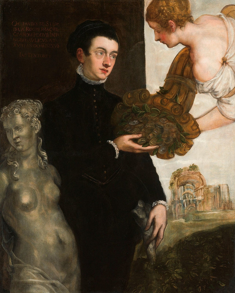 Portrett av Ottavio Strada - Jacopo Tintoretto