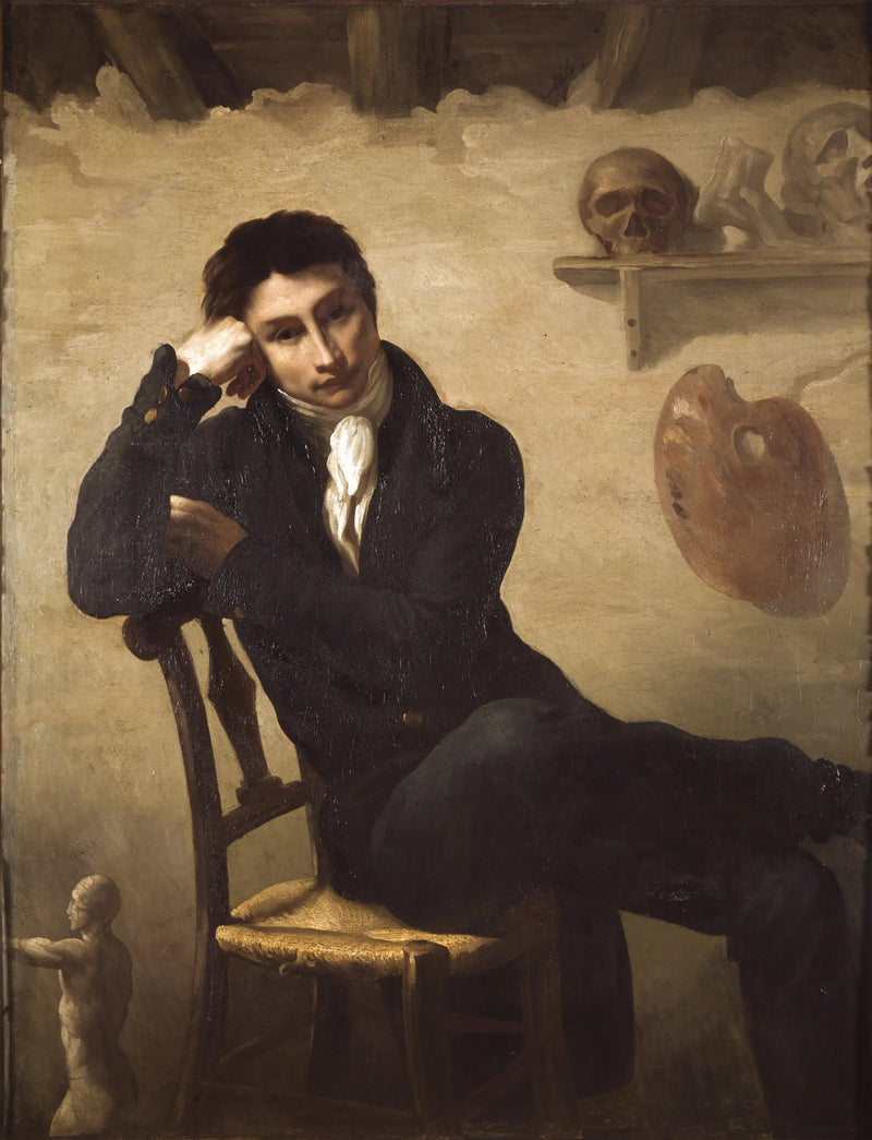 Portrett av en kunstner i sitt atelier - Théodore Géricault