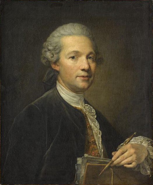 Portrett av en kunstner - Jean-Baptiste Greuze