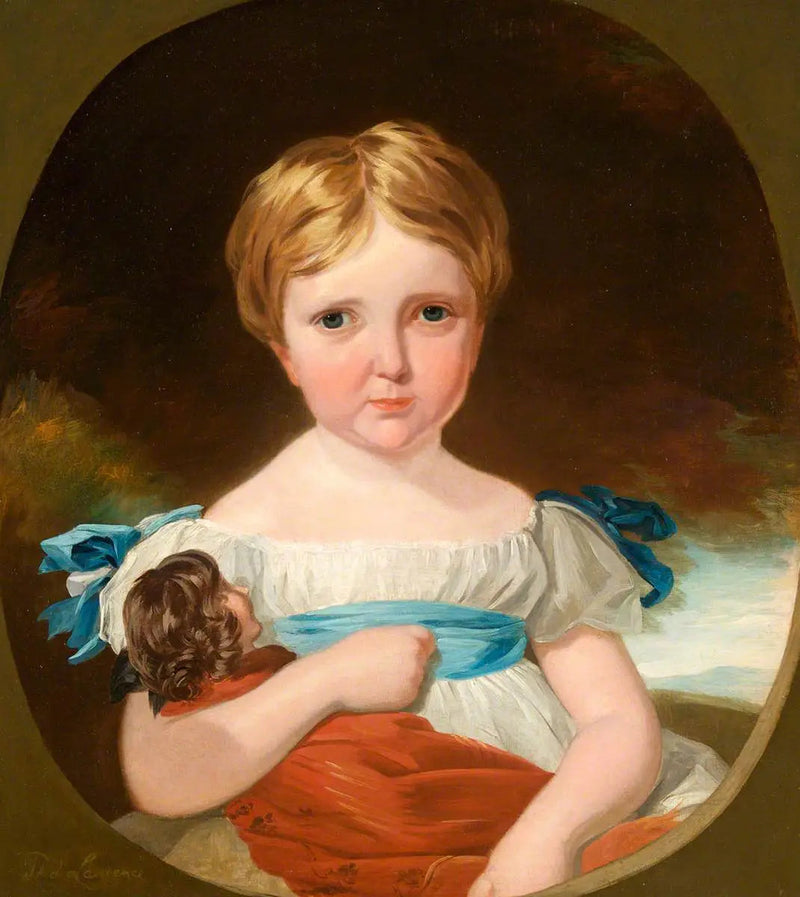 Portrett av et barn med en dukke - Thomas Lawrence
