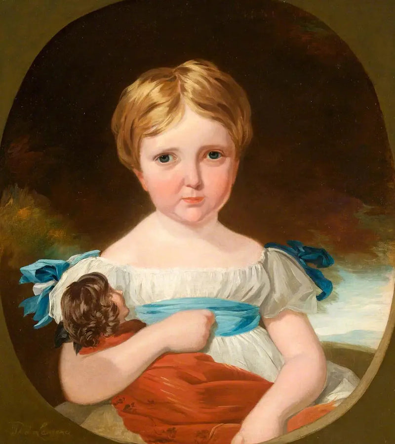 Portrett av et barn med en dukke - Thomas Lawrence