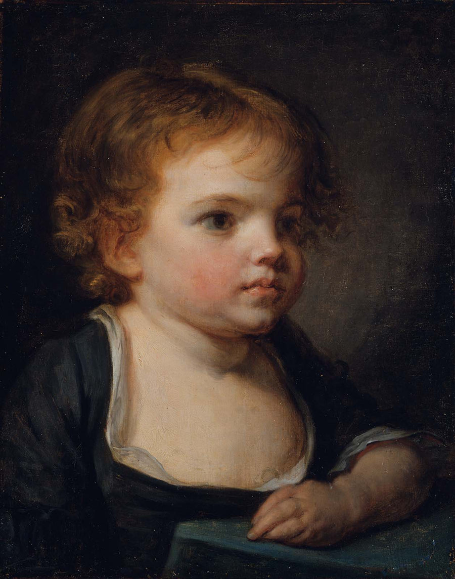 Portrett av et barn - Jean-Baptiste Greuze