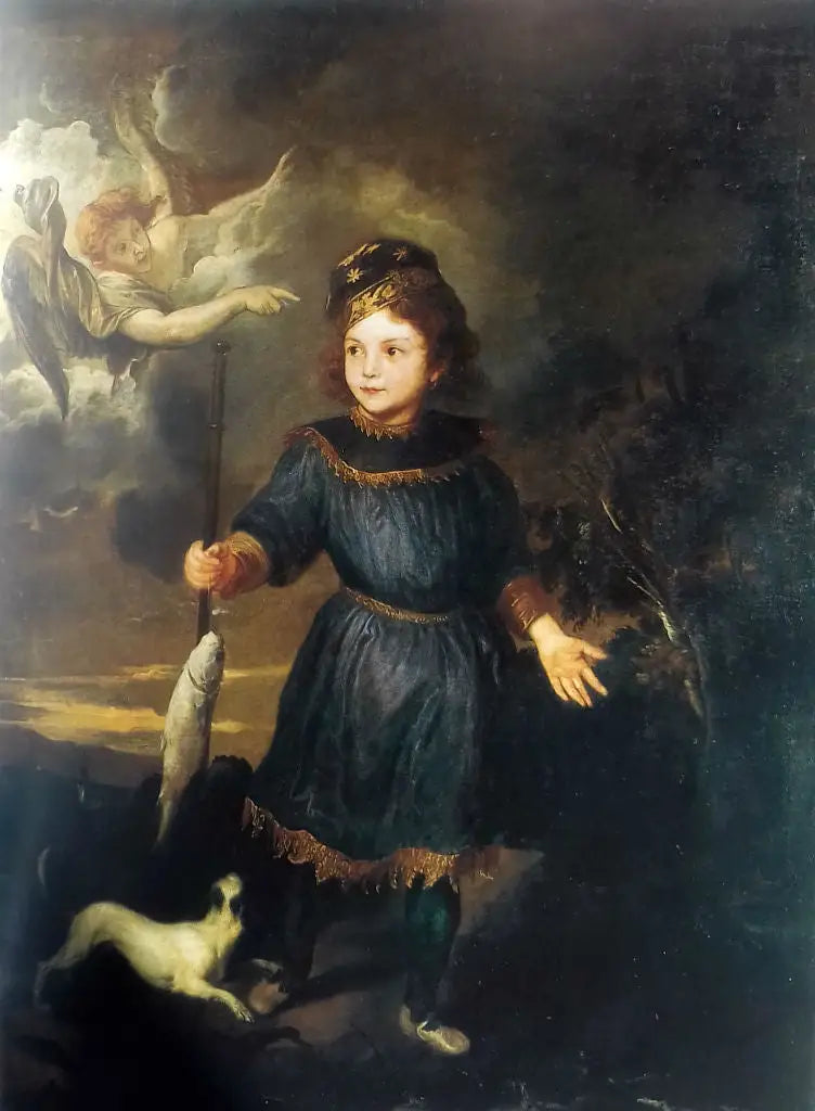 Portrett av et barn, kanskje Tobio Pallavicino i rollen som Tobias og Engelen - Antoine van Dyck

Source:
Portrait d'un enfant, peut-être Tobio Pallavicino dans le rôle de Tobias et l'Ange - Antoine van Dyck