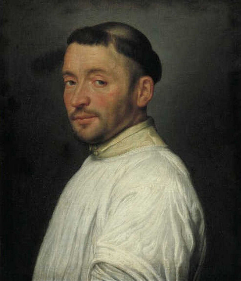 Portrett av en camaldulensisk bror - Giovanni Battista Moroni