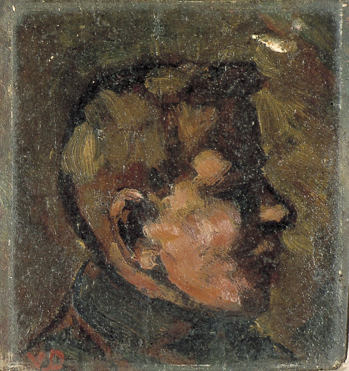 Portrait d'un garçon de profil - Theo van Doesburg image 1 copie peinte à la main à l’huile