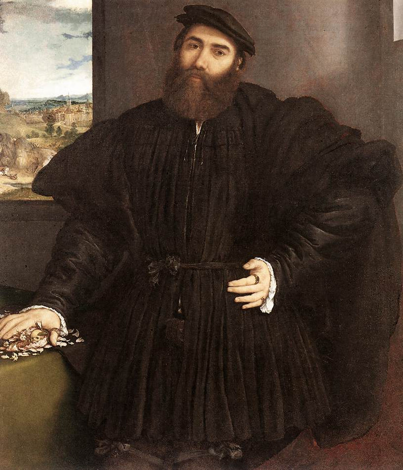 Portrett av en gentleman - Lorenzo Lotto