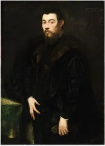 Portrett av en venetiansk gentleman - Jacopo Tintoretto