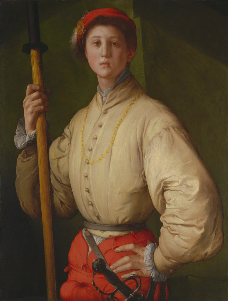 Portrett av en spydkaster - Pontormo