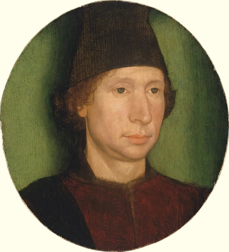 Portrett av en mann med svart caps - Hans Memling