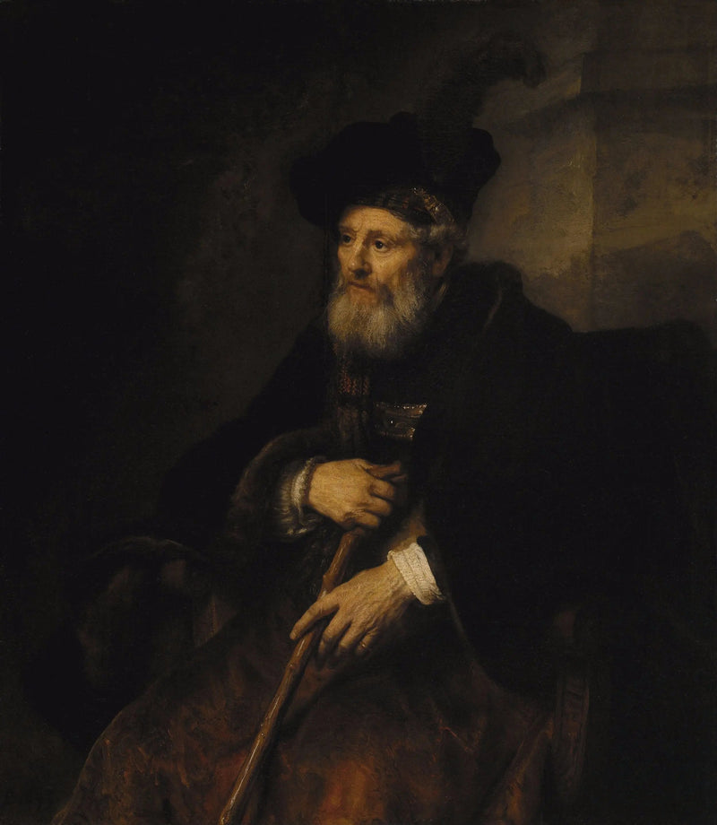 Portrett av en gammel mann - Rembrandt