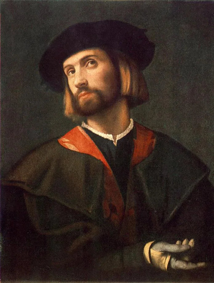 Portrett av en mann - Alessandro Bonvicino
