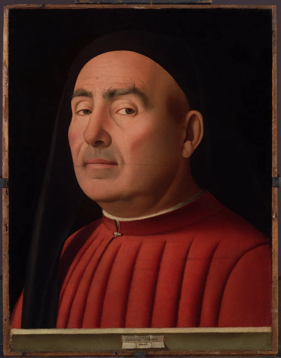 Portrett av en mann - Antonello fra Messina