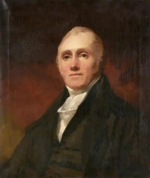 Portrett av en mann med klerikal krage - Henry Raeburn