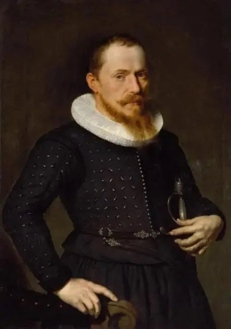Portrett av en mann med sverd - Peter Paul Rubens