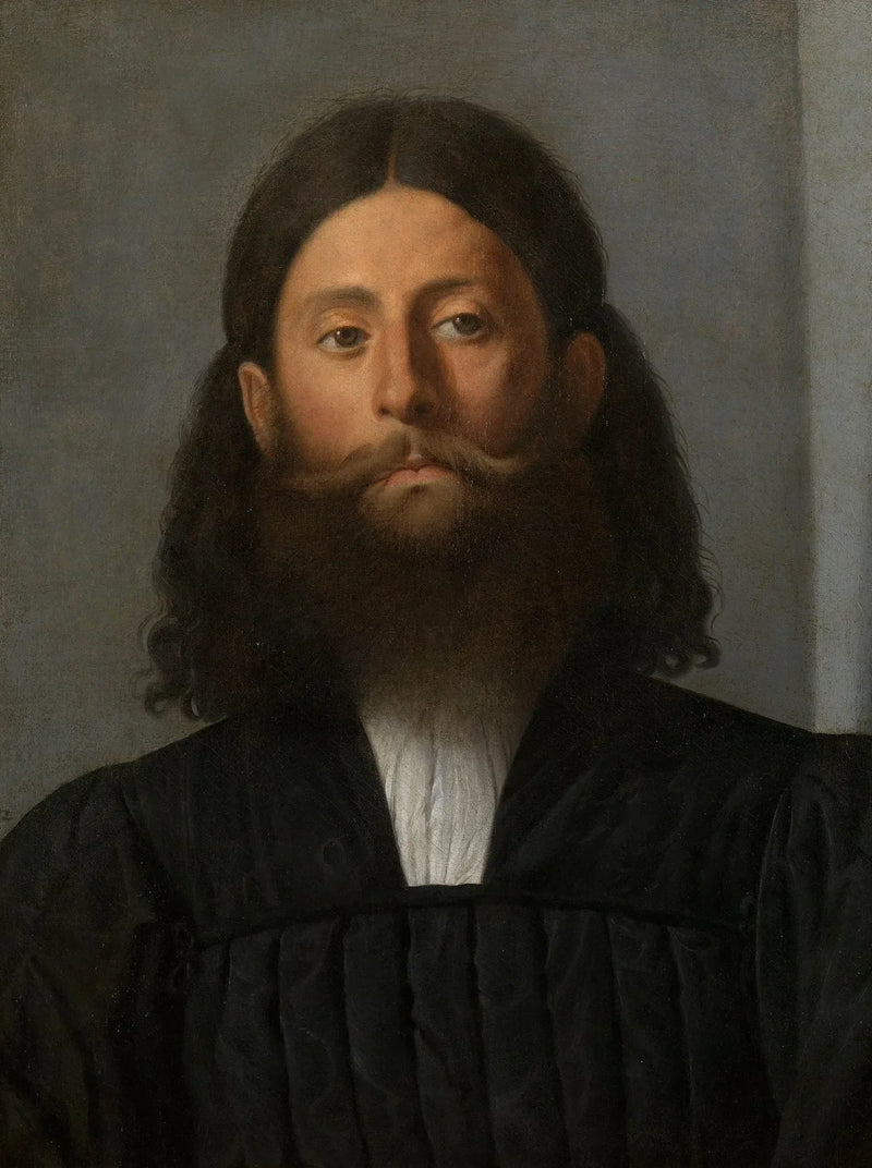 Portrett av en skjegget mann - Lorenzo Lotto