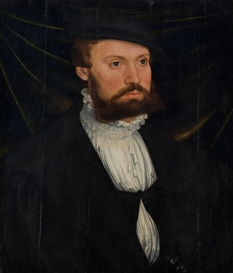 Portrett av en skjegget mann - Lucas Cranach den eldre