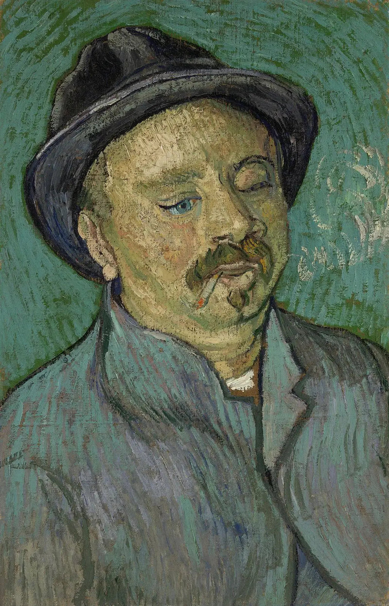 Portrett av en enøyd mann - Vincent van Gogh