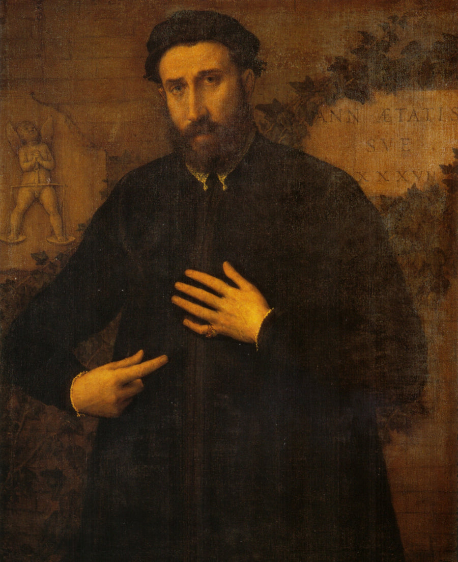 Portrett av en 37 år gammel mann - Lorenzo Lotto