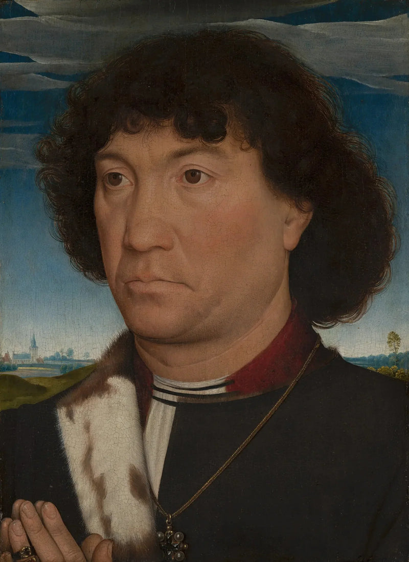 Portrett av et medlem av familien Lespinette - Hans Memling