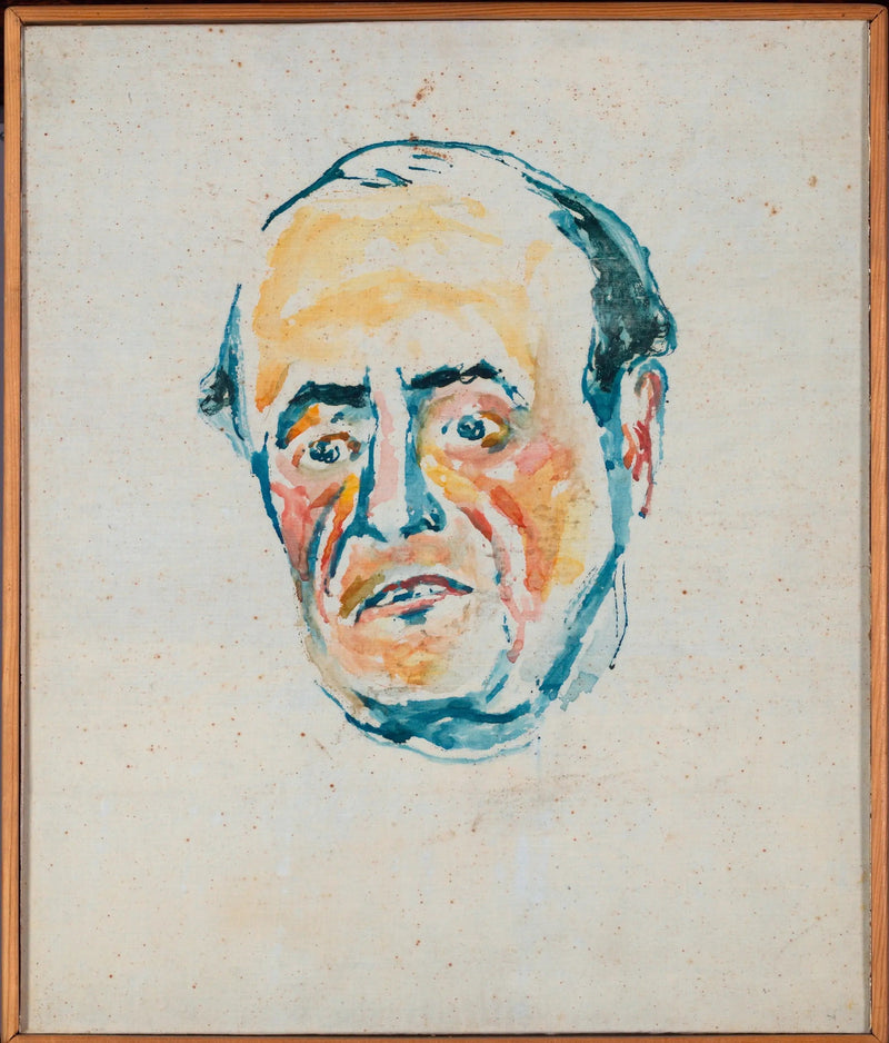 Portrett av en mann - Edvard Munch