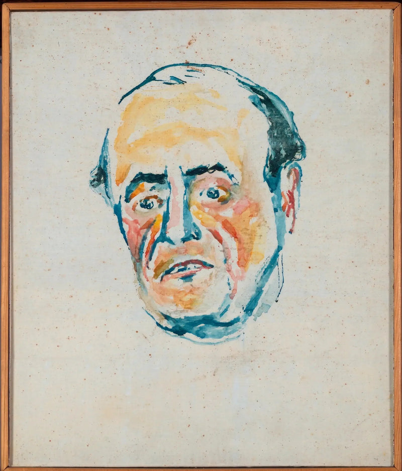Portrett av en mann - Edvard Munch