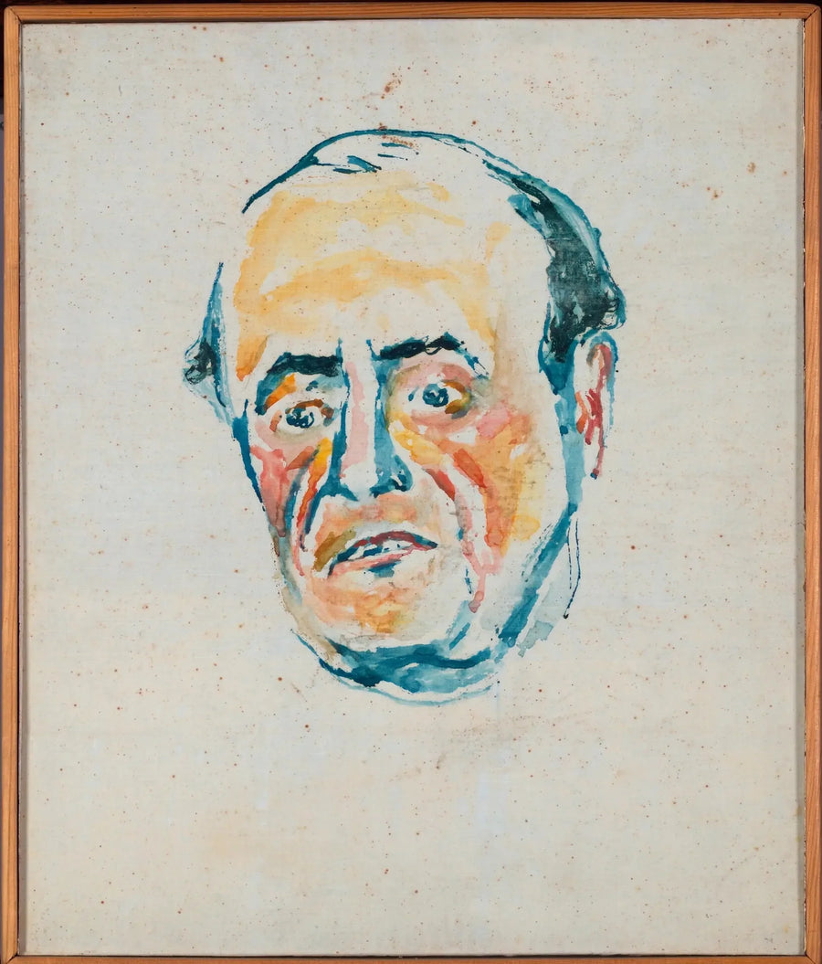 Portrett av en mann - Edvard Munch