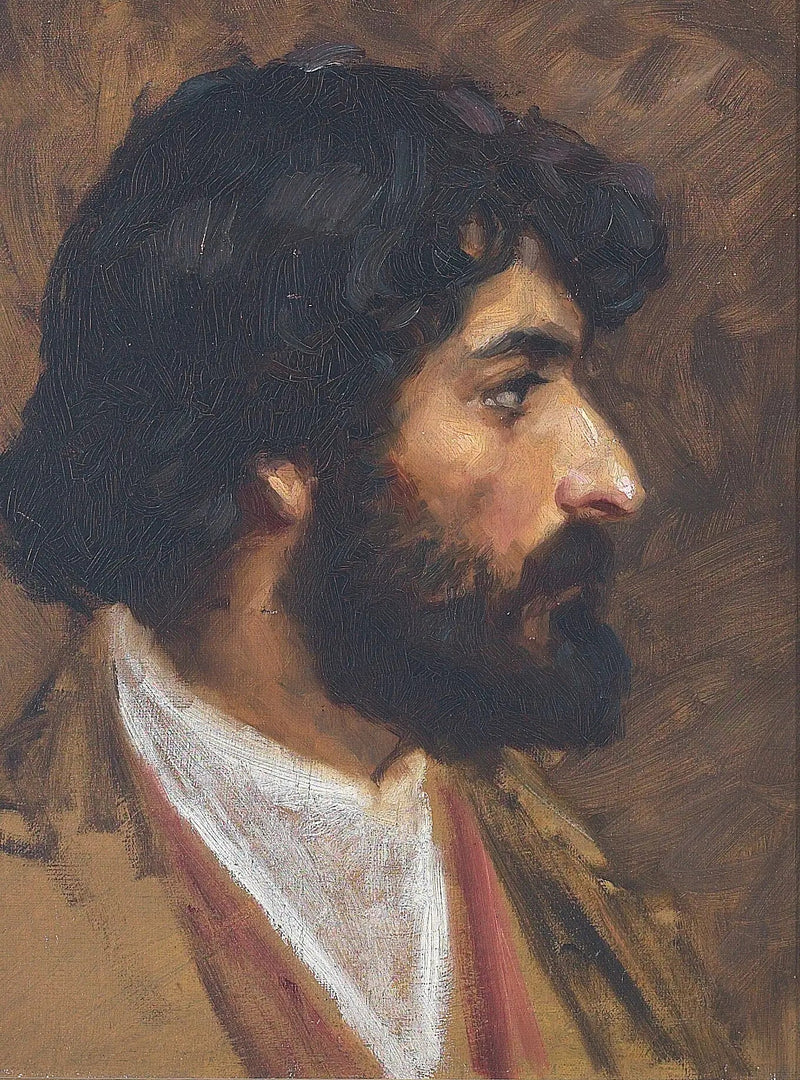 Portrett av en egyptisk mann

Source:
Portrait d'un homme égyptien. - H. A. Brendekilde