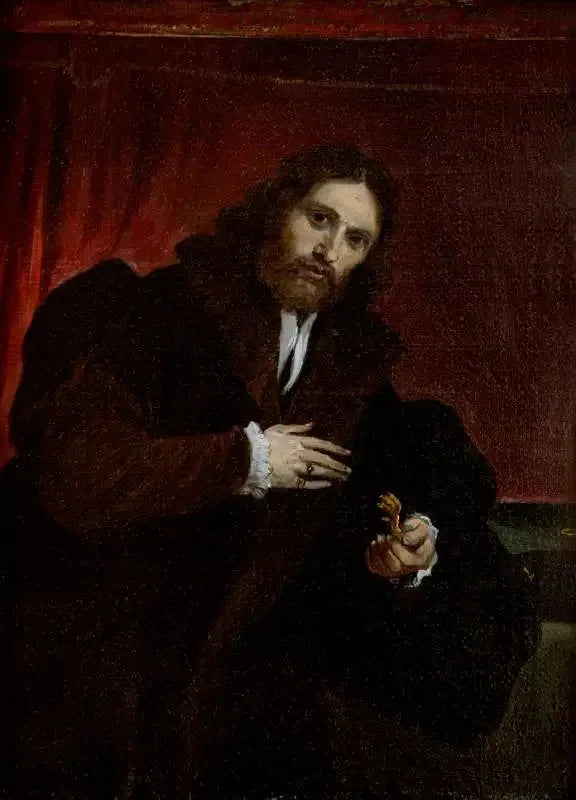 Portrett av en mann i pelsfrakk som holder en løveskrap (etter Lorenzo Lotto) - David Teniers den Yngre

Source:
Portrait d'un homme en manteau de fourrure tenant une griffe de lion (d'après Lorenzo Lotto) - David Teniers le Jeune