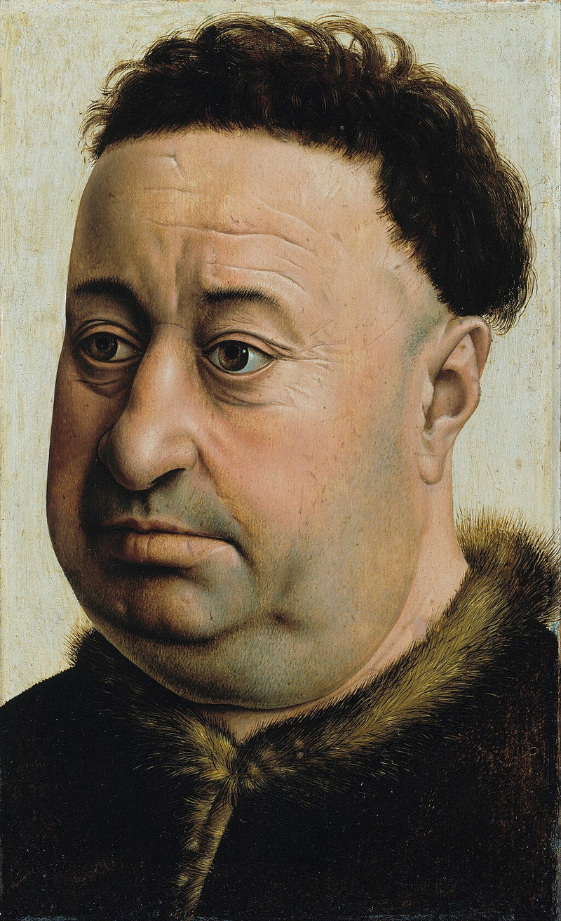Portrett av en tykk mann - Robert Campin