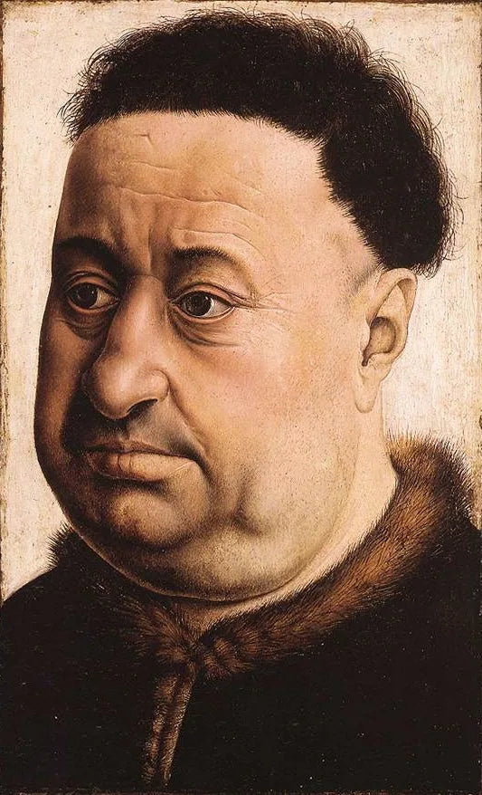 Portrett av en tykk mann - Robert Campin
