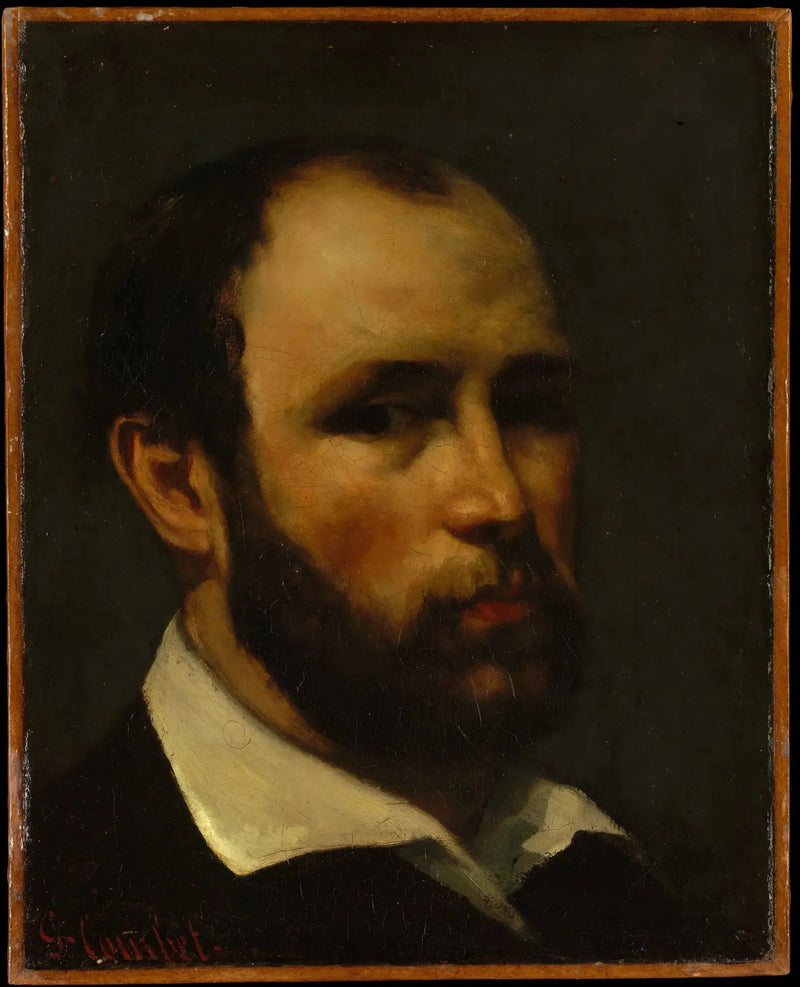 Portrett av en mann - Gustave Courbet