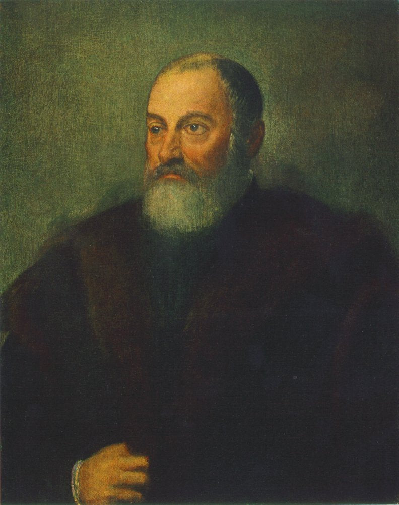 Portrett av en mann - Jacopo Tintoretto