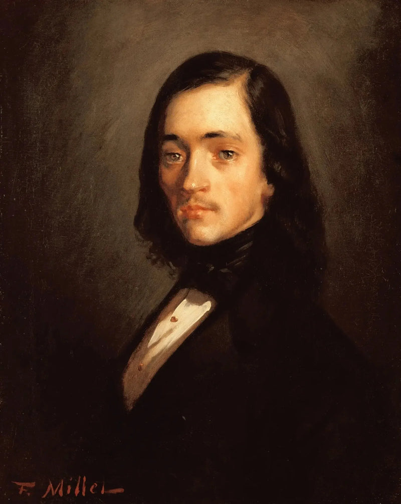 Portrett av en mann - Jean-François Millet