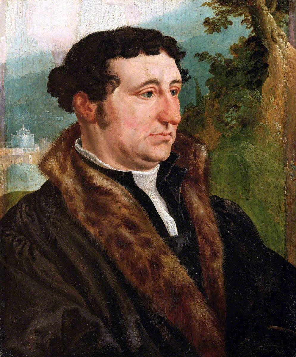 Portrait d'un homme - Maarten van Heemskerck image 1 copie de tableau peinte à la main