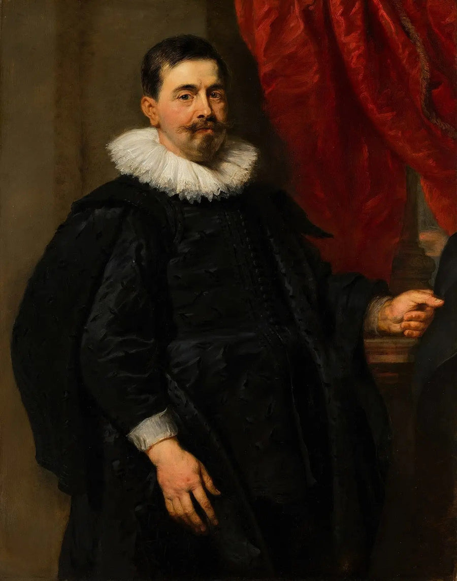 Portrett av en mann, kanskje Peter van Hecke (1591-1645) - Peter Paul Rubens