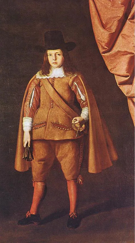Portrett av en ung aristokrat (Juan Francisco de la Cerda Enríquez de Ribera, Marqués de Cogolludo) - Francisco de Zurbarán