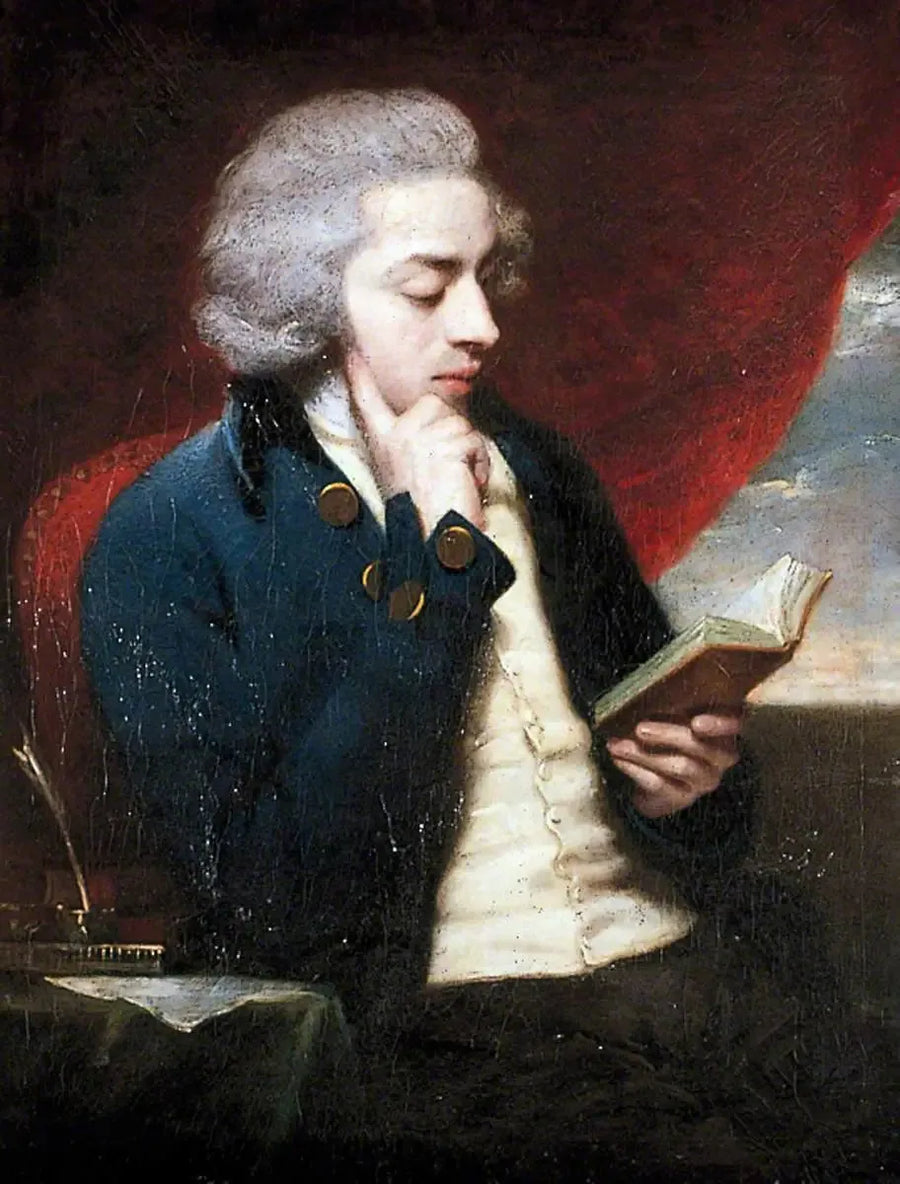 Portrett av en ung gentleman som leser (kanskje William Beckford) - Joshua Reynolds
