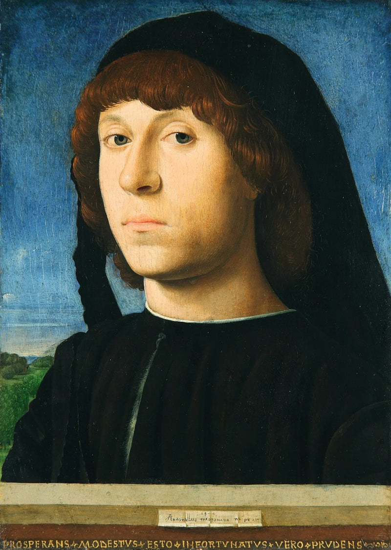 Portrett av en ung mann - Antonello fra Messina