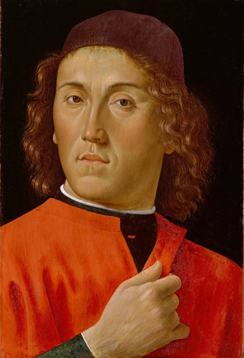 Portrett av en ung mann - Domenico Ghirlandaio