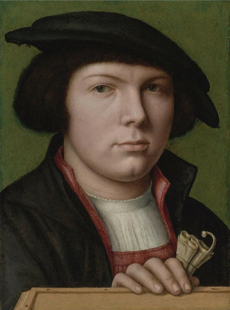 Portrett av en ung mann - Joos van Cleve