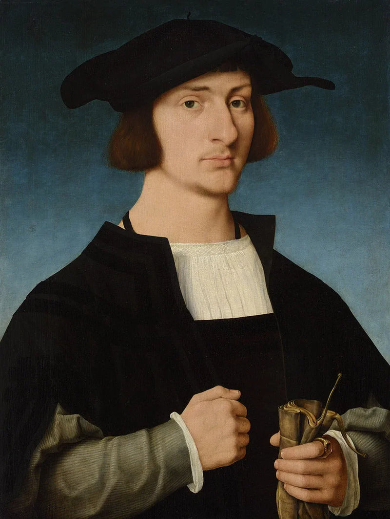 Portrett av en ung mann - Joos van Cleve