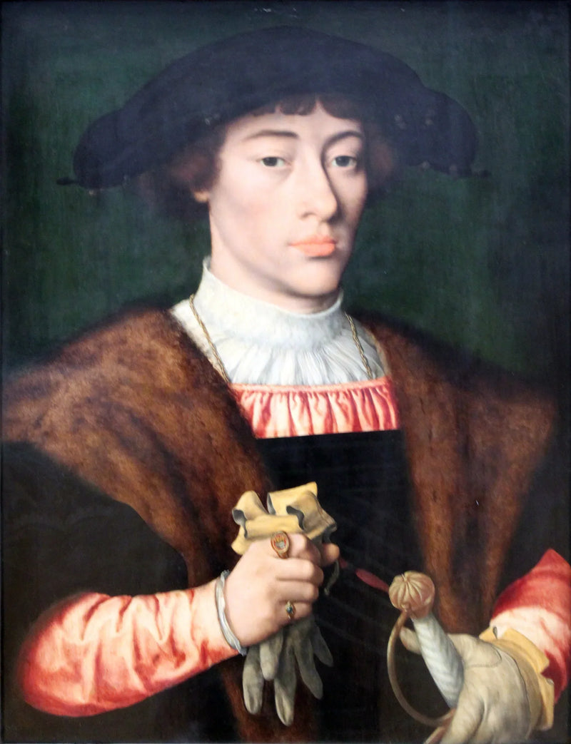 Portrett av en ung mann - Joos van Cleve