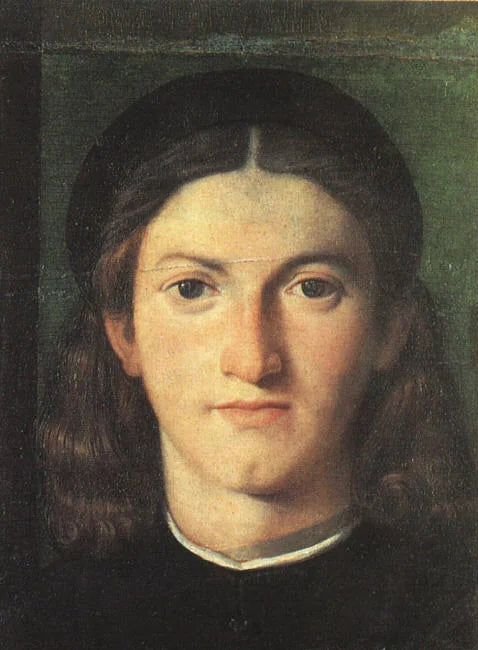 Portrett av en ung mann - Lorenzo Lotto